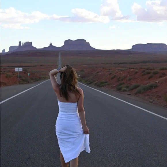 Abercrombie halter top and skirt combo linen - Picture 5 of 8